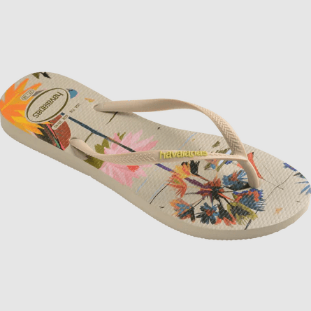 Havaianas Womens Summer Bliss Slim Thongs
