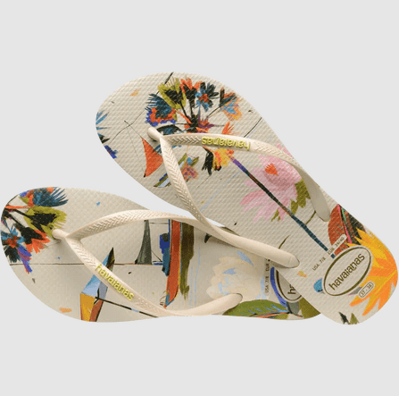 Load image into Gallery viewer, Havaianas Womens Summer Bliss Slim Thongs
