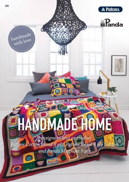 Load image into Gallery viewer, Patons Handmade Home Crochet Book
