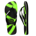 Havaianas Mens Top Graf Black/Green Thongs