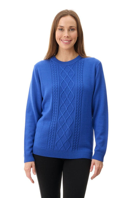 Slade Womens Cable Front Jumper