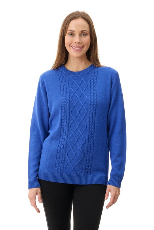 Slade Womens Cable Front Jumper