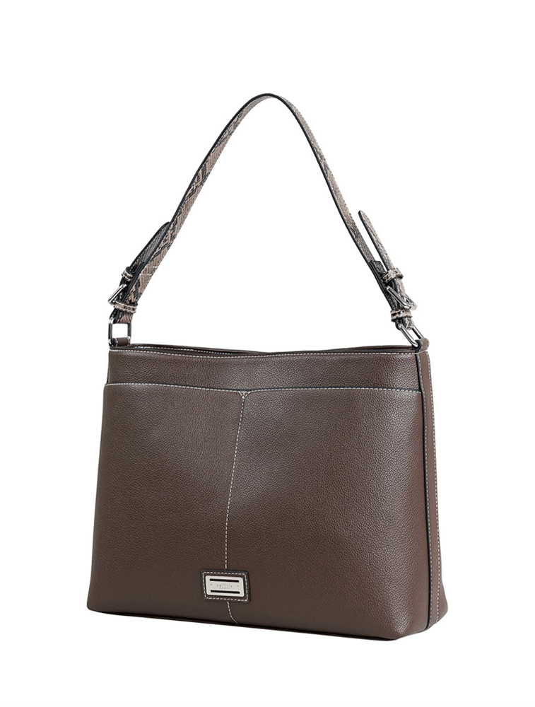 Load image into Gallery viewer, Cellini Sport Helen Shoulder Bag - Chocolate
