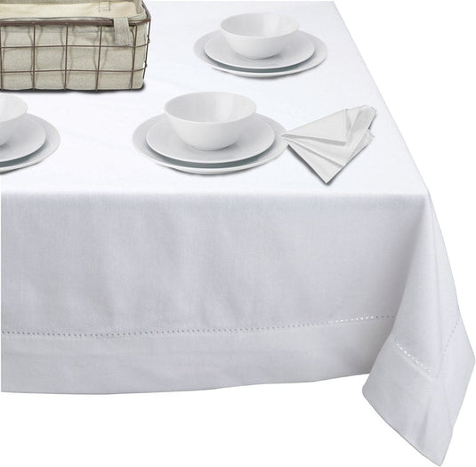 Rans Hemstitch Square Tablecloth - 205cm x 205cm