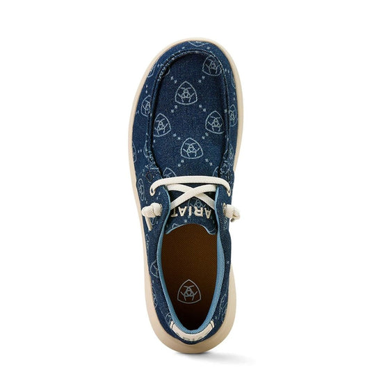 Ariat Womens Hilo Shoes - Denim Stars