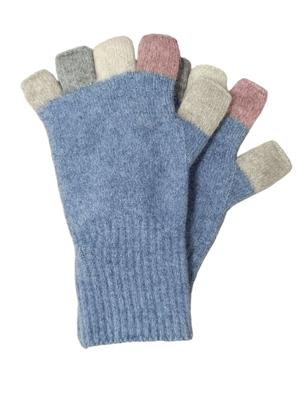 Load image into Gallery viewer, Native World Unisex Multi Possum Merino Fingerless Gloves
