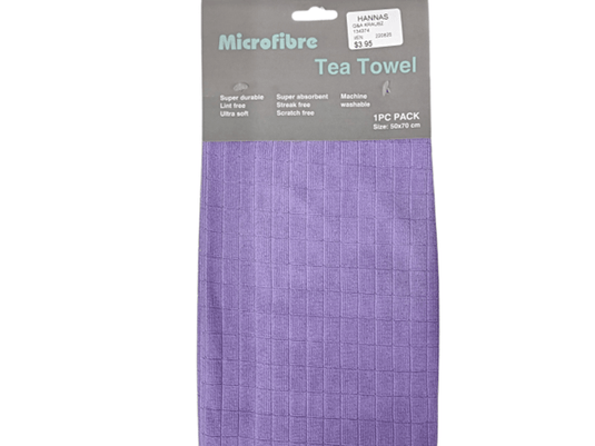 Invitation Microfibre 50x70cm Tea Towels Assorted