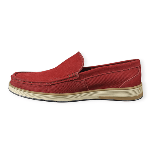 Ferracini Mens Tetley Slip-On Leather Shoe - Ruby
