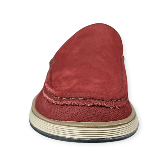 Ferracini Mens Tetley Slip-On Leather Shoe - Ruby