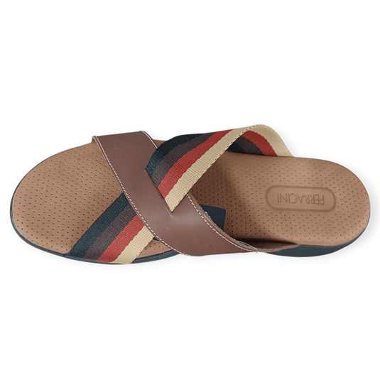 Ferracini Mens Usher Leather Sandals