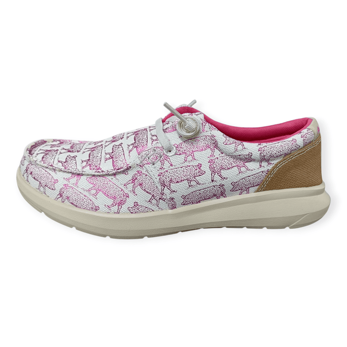 Ariat Womens Hilo Pink Piggy/Aged Tan