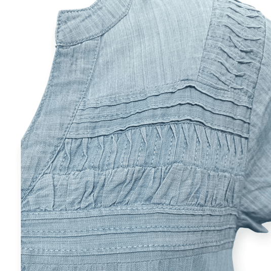 Ibisa Kentucky Tuck Dress - Light
