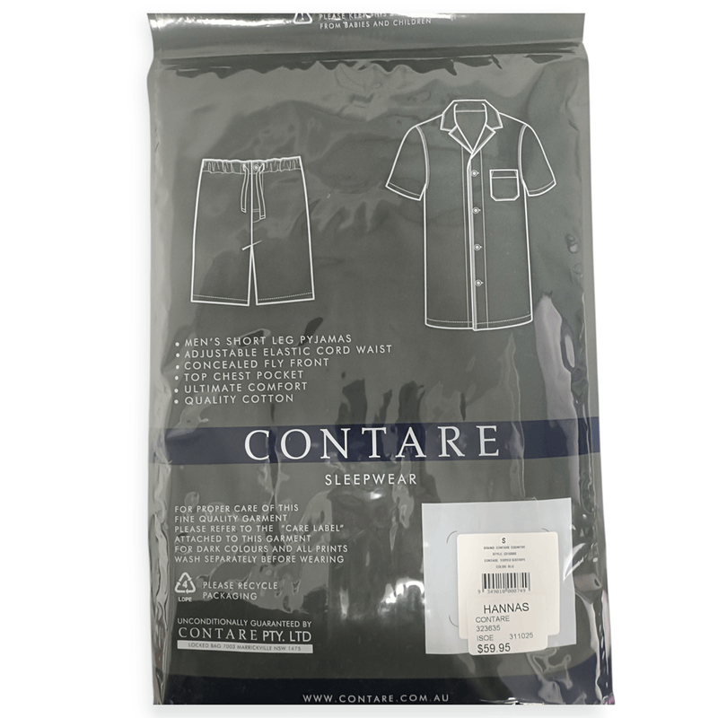 Load image into Gallery viewer, Contare Mens Short Sleeve Pyjama Set - Assorted Colours
