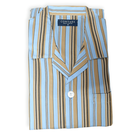 Contare Mens Short Sleeve Pyjama Set - Assorted Colours