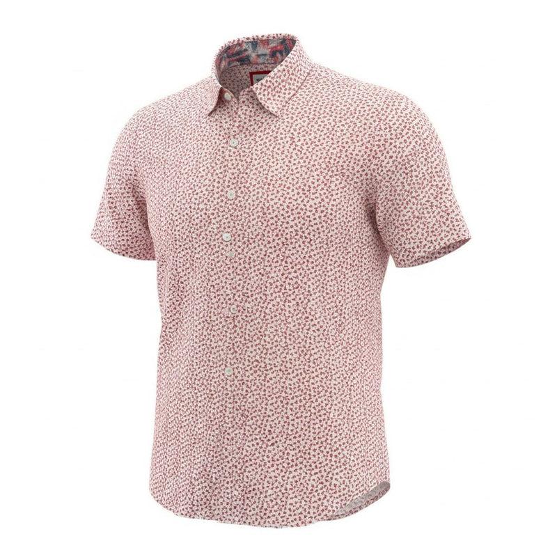 Load image into Gallery viewer, Cambridge Mens Portsea Modern Fit Short Sleeve Shirt - Lobsters
