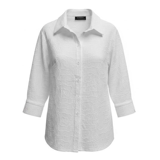 Formation Womens Embroidered Blouse - White