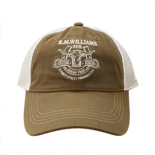 R.M. Williams Boots & Saddles Trucker Cap -  Dark Sand