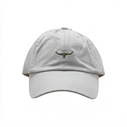 R.M. Williams Mini Longhorn Twill Cap - Salt