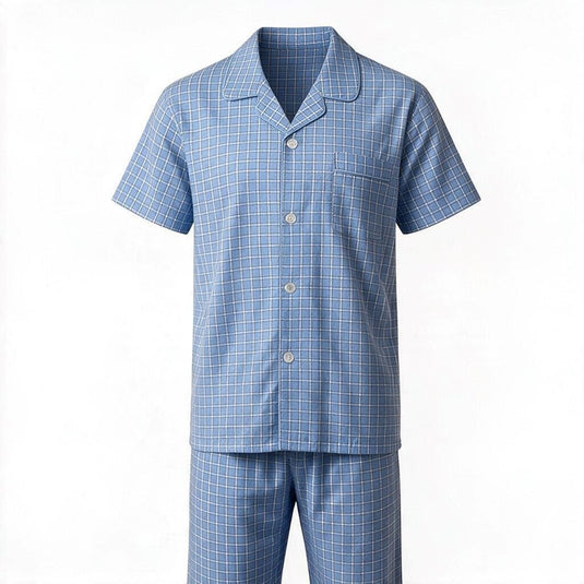 Contare Mens Country Short Leg Cotton Rich Pyjama Set - Assorted