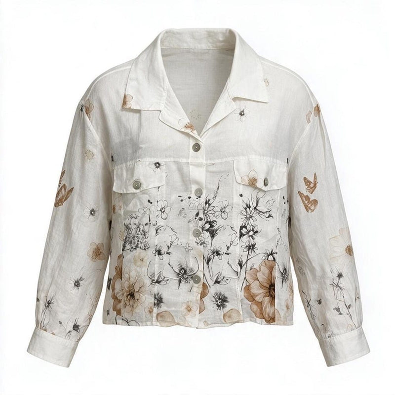 Load image into Gallery viewer, E.Talia Womens Fiore Lino Jacket
