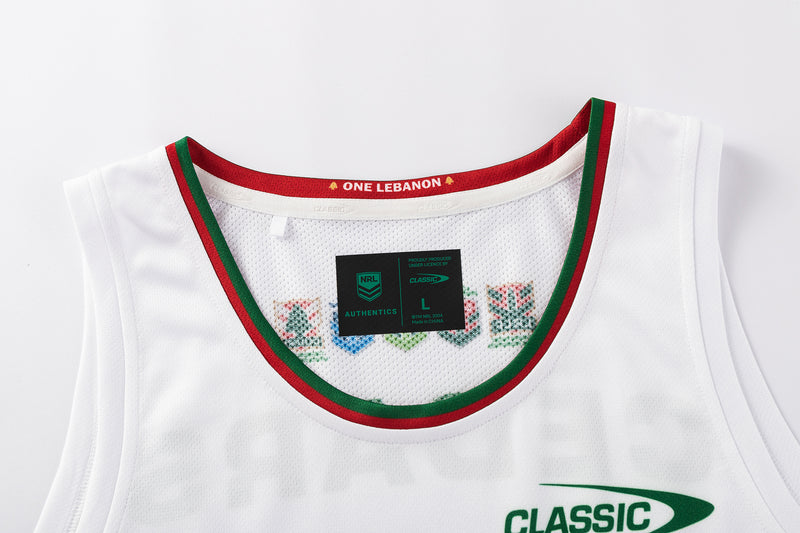 Load image into Gallery viewer, Classic Mens Lebanon World Cup Pro Training Singlet
