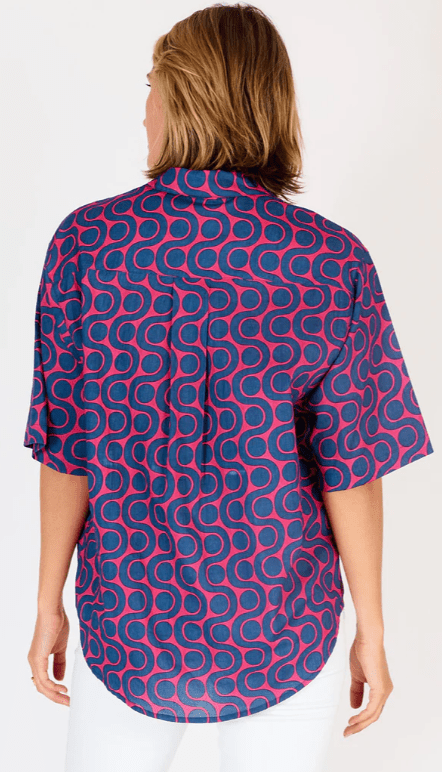 Load image into Gallery viewer, Ibisa Womens Quebec Shirt - Magenta
