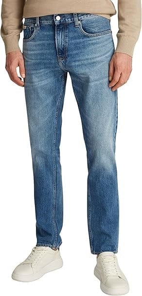 Calvin Klein Mens Slim Straight Jeans