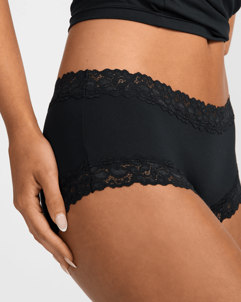 Load image into Gallery viewer, Jockey Womens Classic Parisienne Smooth Boyleg - Black
