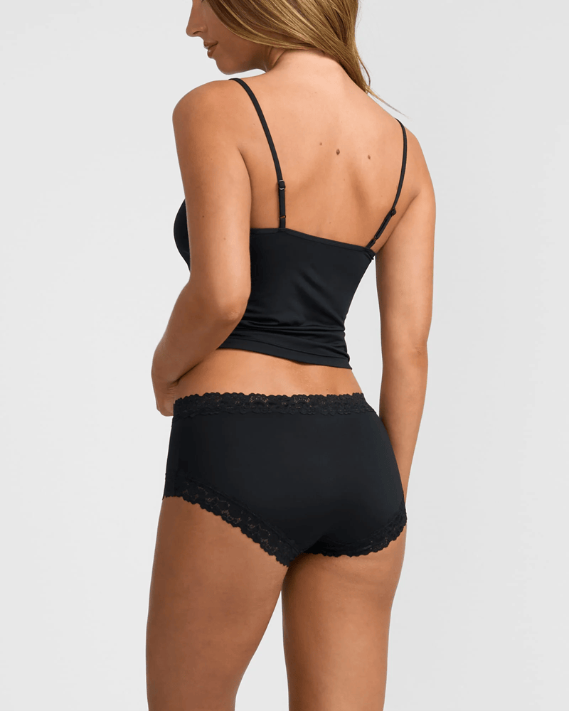Load image into Gallery viewer, Jockey Womens Classic Parisienne Smooth Boyleg - Black

