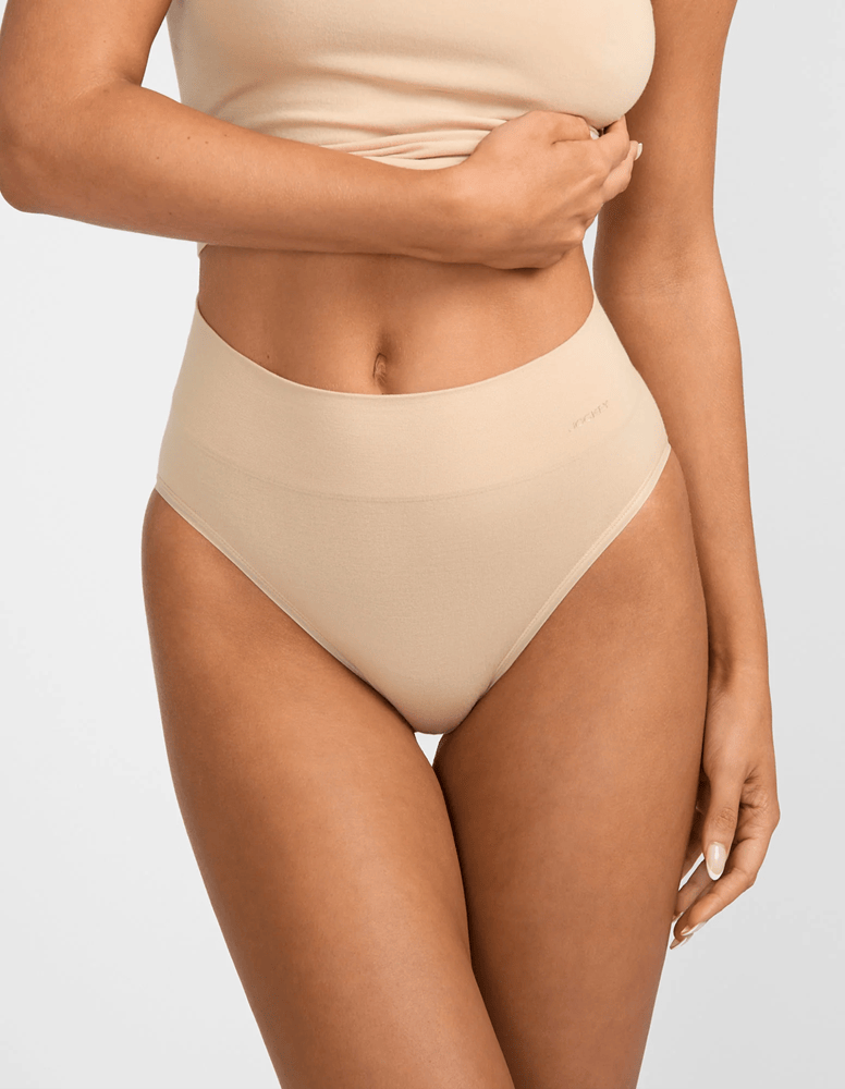 Load image into Gallery viewer, Jockey Womens Skimmies Modal High Cut Brief - Nude
