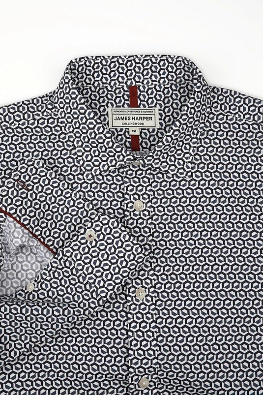 James Harper Mens Eden Long Sleeve Shirt