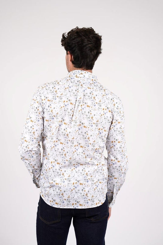 James Harper Mens Sage Long Sleeve Shirt