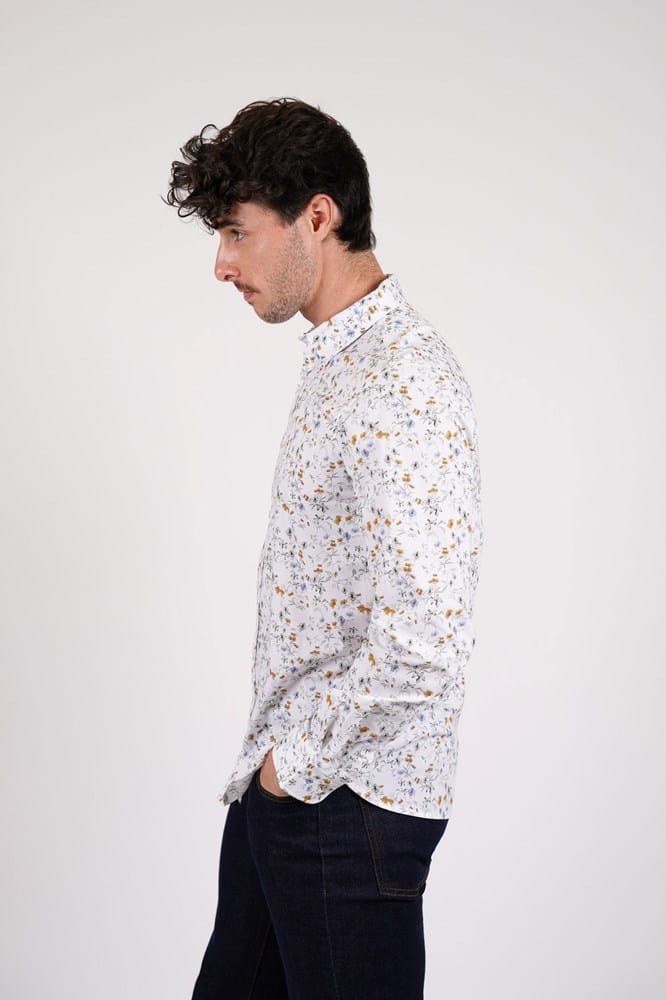 Load image into Gallery viewer, James Harper Mens Sage Long Sleeve Shirt
