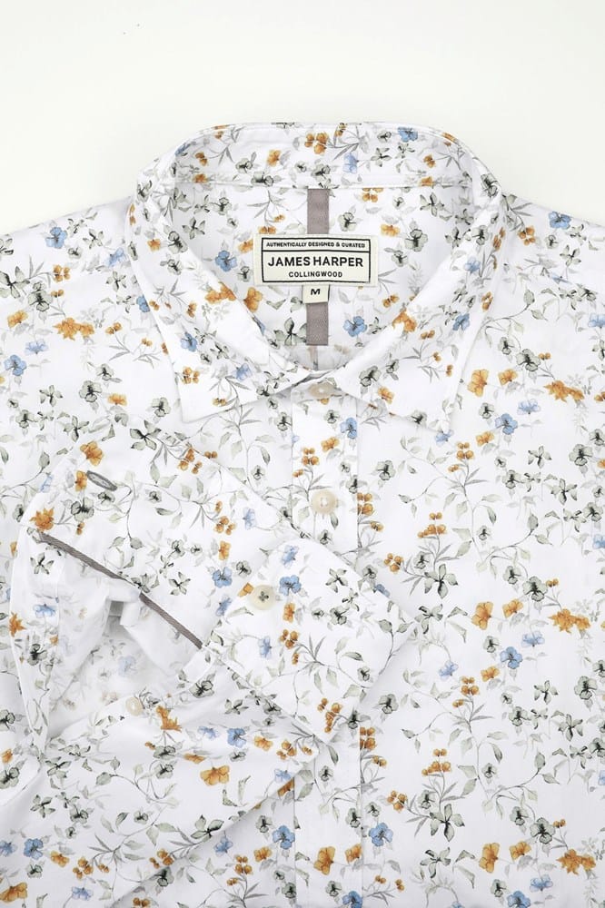 Load image into Gallery viewer, James Harper Mens Sage Long Sleeve Shirt
