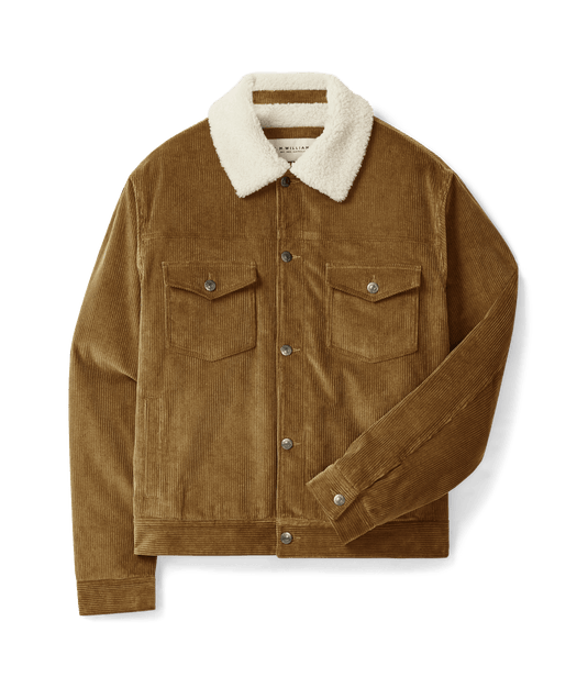 R.M. Williams Mens Dawson Cord Trucker Jacket
