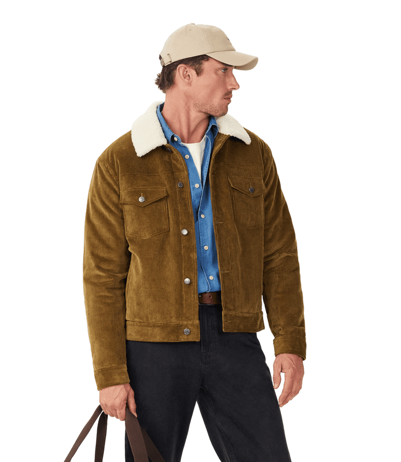 Load image into Gallery viewer, R.M. Williams Mens Dawson Cord Trucker Jacket
