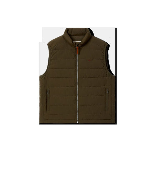 R.M. Williams Mens Rydal Padded Vest - Fatigue