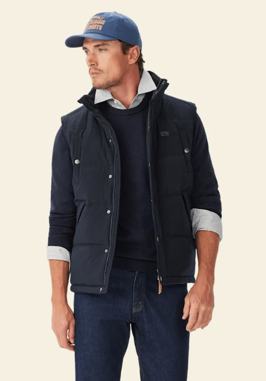 R. M. Williams Kalkite Padded Vest - Ink