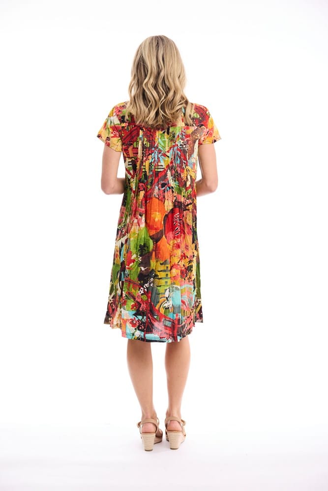 Load image into Gallery viewer, Orientique Womens Jardin Exotique Dress Easy Fit
