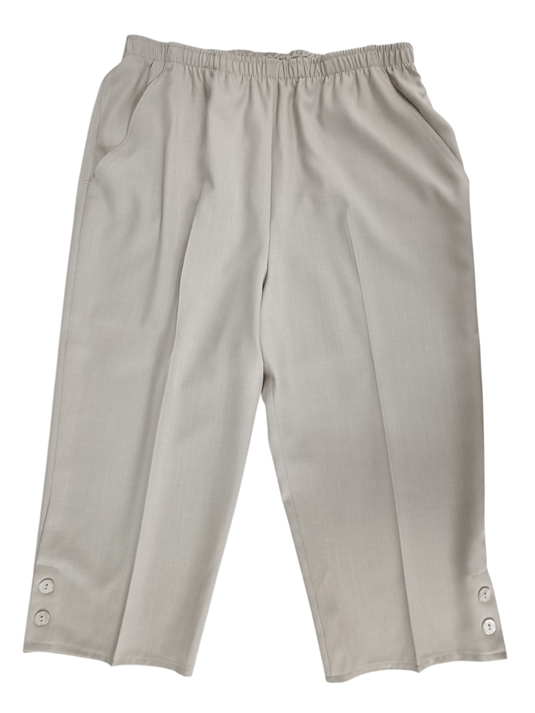 Jillian Womens Classic Kbocker Pant - Beige