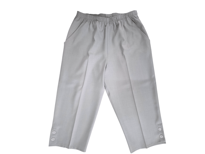 Jillian Womens Classic Kbocker Pant - White