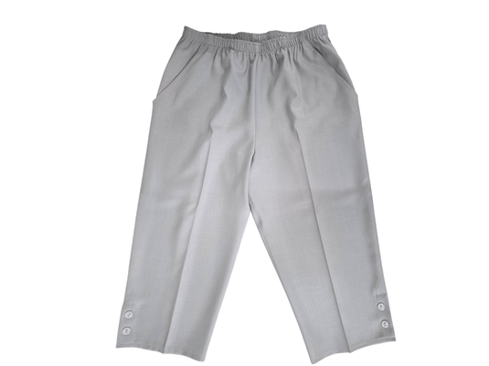 Jillian Womens Classic Kbocker Pant - White