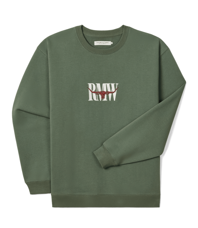 Load image into Gallery viewer, R.M. Williams Mens Heritage Crew Sweatshirt
