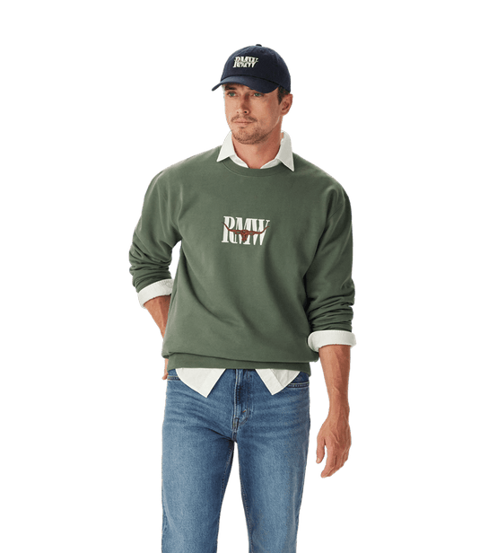 R.M. Williams Mens Heritage Crew Sweatshirt