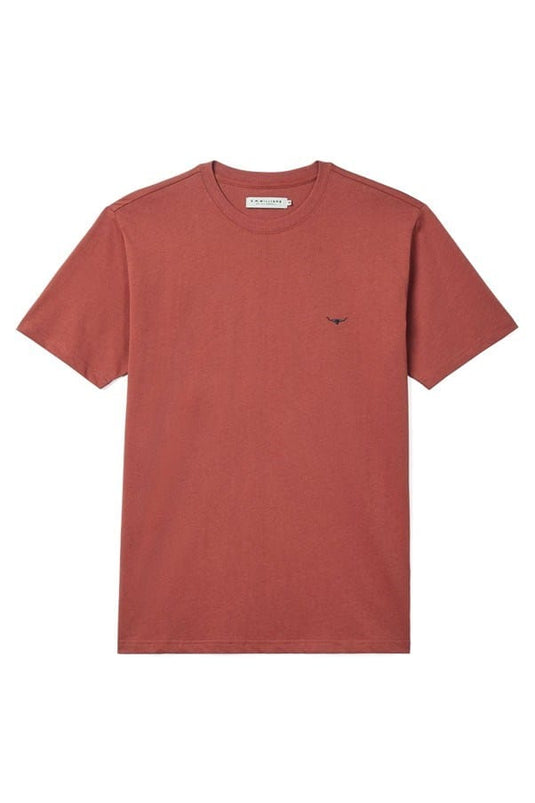 R.M. Williams Mens Parson T-Shirt - Red