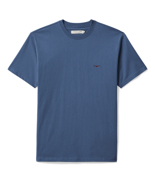 R.M. Williams Mens Parson T-Shirt - Vintage Indigo