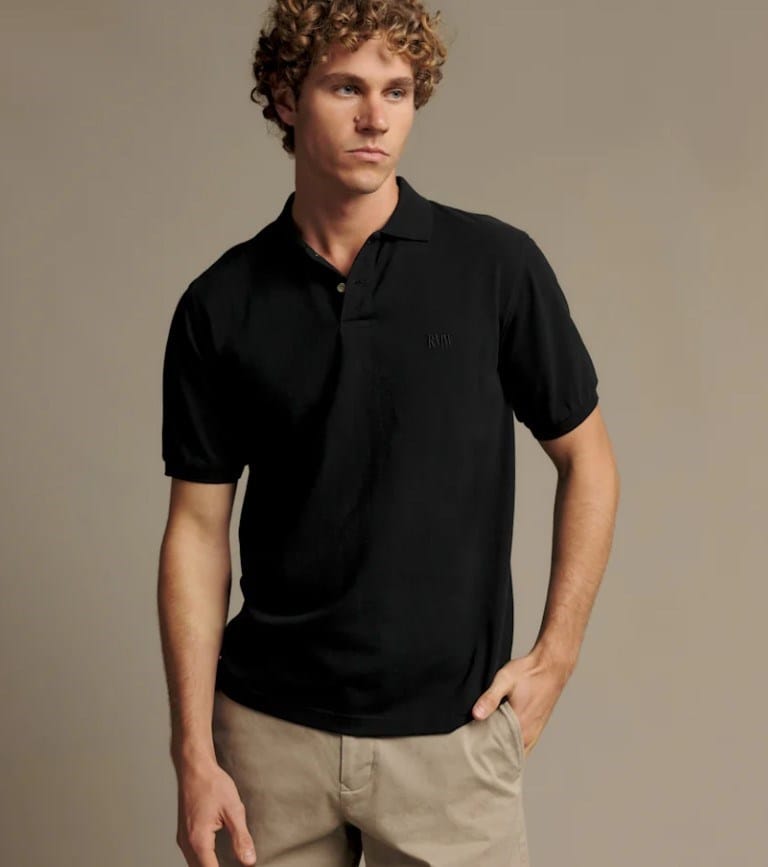 Load image into Gallery viewer, R.M. Williams Mens Birchgrove Slim Polo - Black
