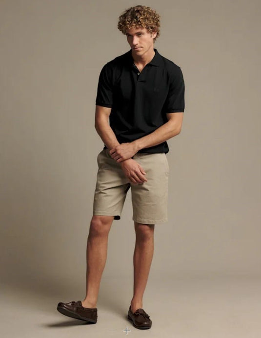 R.M. Williams Mens Birchgrove Slim Polo - Black