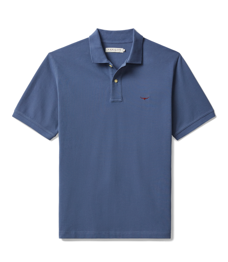Load image into Gallery viewer, R.M. Williams Mens Rod Polo - Blue
