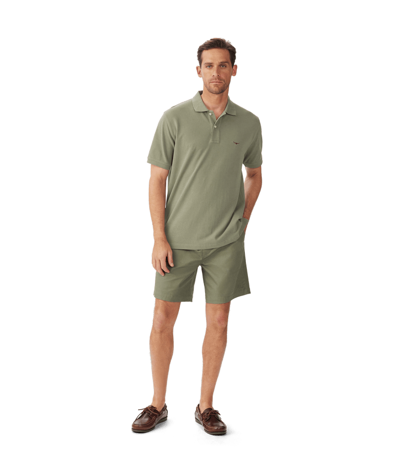 Load image into Gallery viewer, R.M. Williams Mens Rod Polo - Olive
